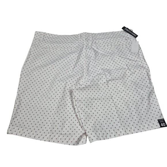 Roundtree & Yorke Men's Shorts Size 40 Casuals White Flat Front Chino (54) - Picture 3 of 13